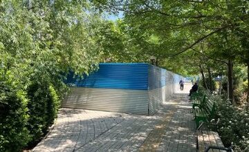 حصارکشی شهرداری تهران به یک پارک دیگر رسید/ عکس