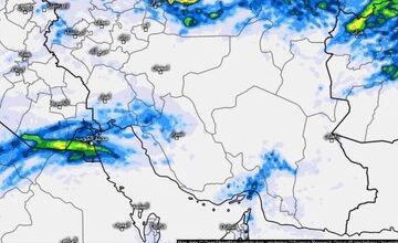 پیش‌بینی سامانه‌های جهانی هواشناسی از بارش‌های سنگین در این مناطق ایران/ نقشه بارش‌ها