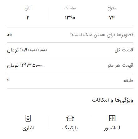قیمت خرید خانه در پونک