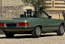 تصاویر زیبایی از تحفه مرسدس بنز؛ کلاس SL مرسدس بنز با معرفی مدل انقلابی R107