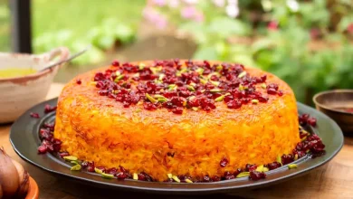 طرز تهیه ته چین تاش ، غذای خوشمزه و محلی