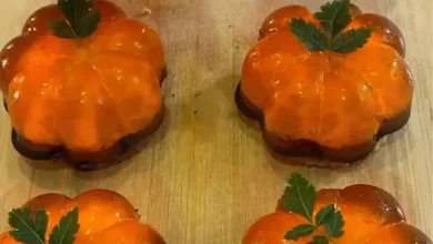 طرز تهیه دسر نارنگی و بیسکویت