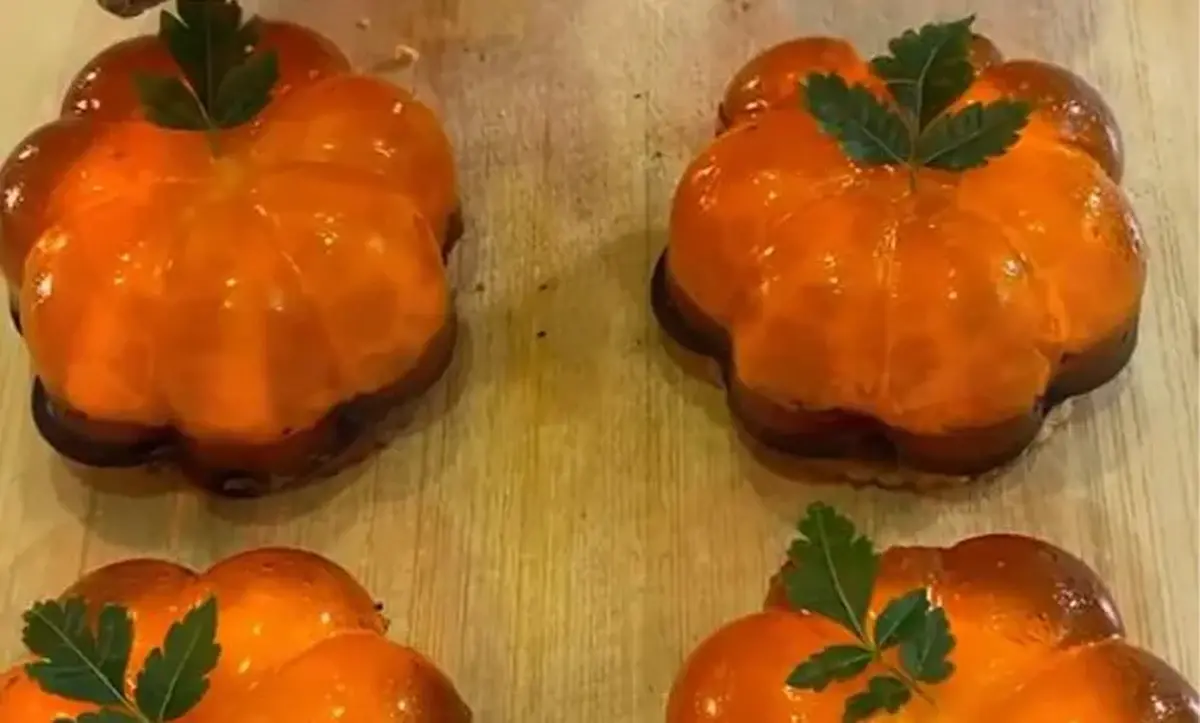 طرز تهیه دسر نارنگی و بیسکویت