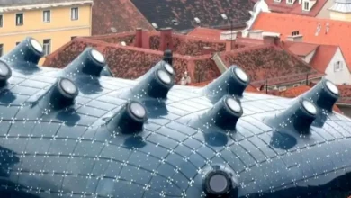 یک «بیگانه دوست» آبی در قلب گراتس اتریش!