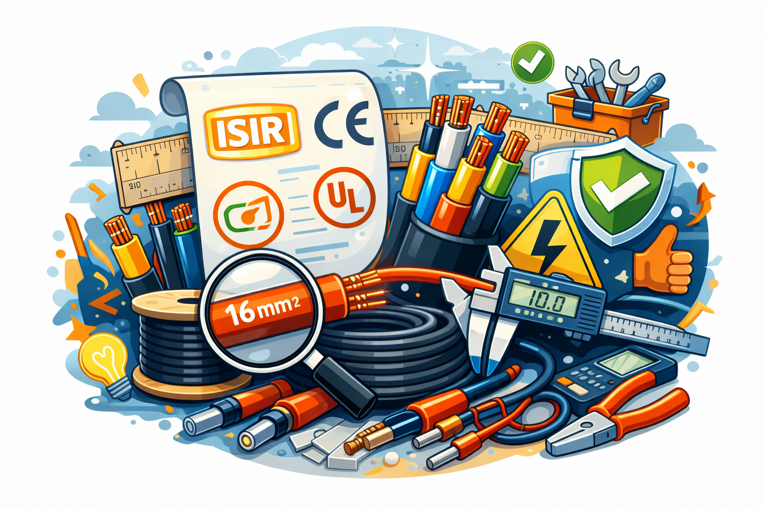 هر آنچه باید قبل از خرید سیم و کابل بدانید؛ استانداردها، سایزها و کاربردها